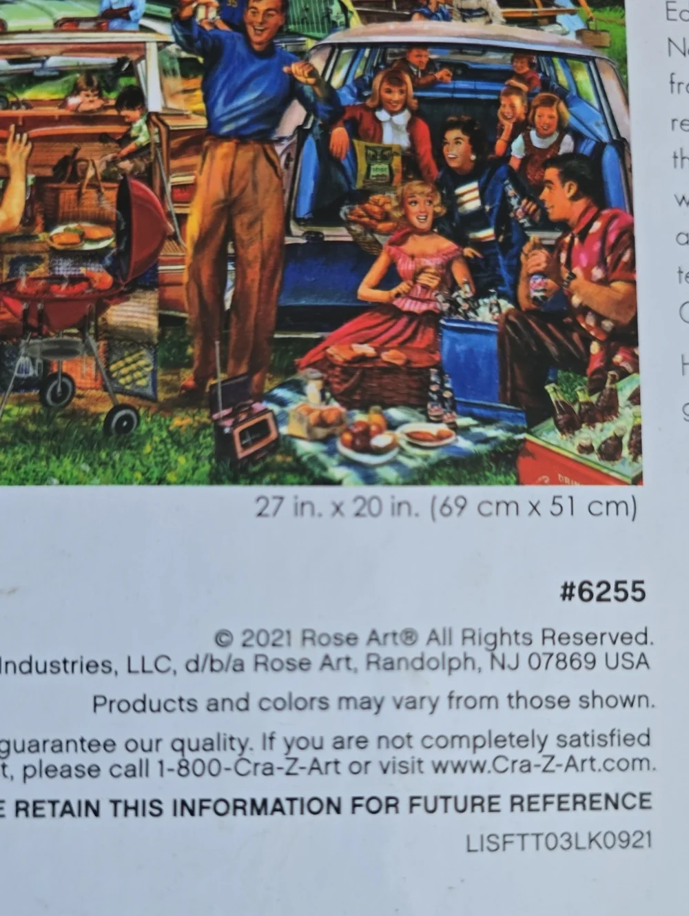 Vintage Tailgate Scene 750-Piece Jigsaw Puzzle - Vibrant Fall Colors 27